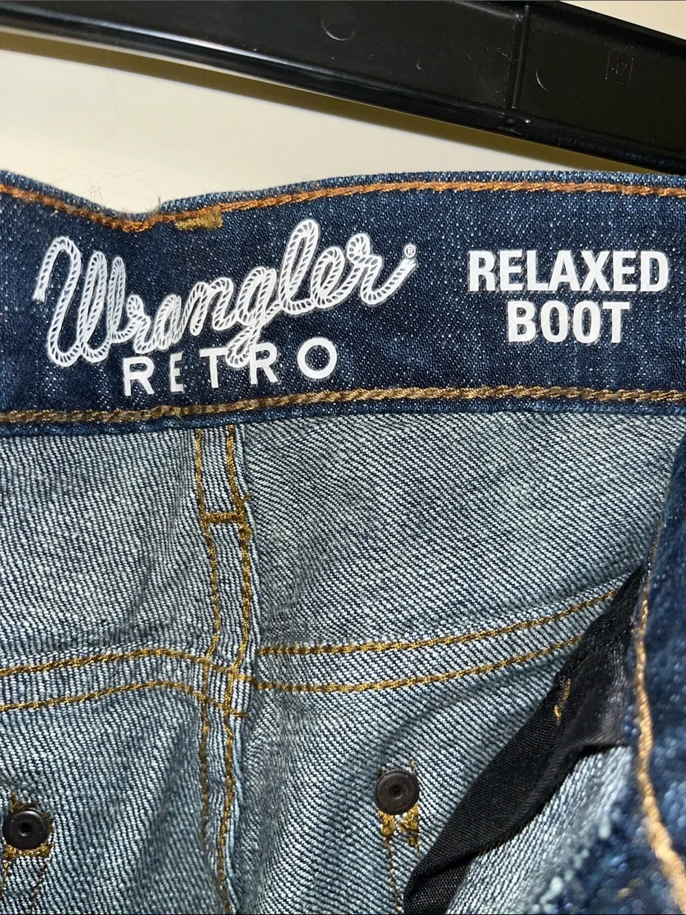 Wrangler Retro Men's Dark Blue Bootcut Jeans
